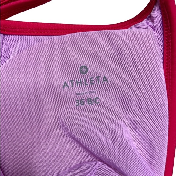 Athleta Montego Shirred Bra Cup Tankini Swim Top | 36B/C - Picture 6 of 6